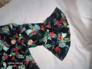 Elegant Floral Print Long Sleeve Top