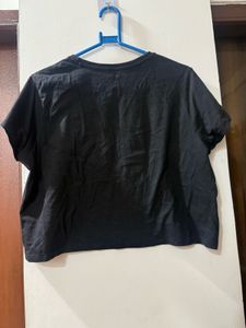 Black Mickey Mouse Graphic T-Shirt