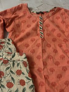 Designer Cotton Kurta Set