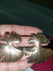Unique Leaf Design Earrings