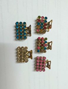Sparkling Rhinestone Hair Claw Clips