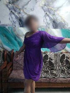 Stunning Purple One-Shoulder Dress