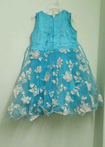 Beautiful Blue Floral Dress