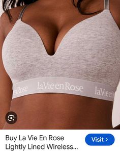 Lavieen rose Comfortable Grey Bra