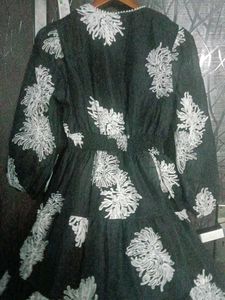#Stylish Chic Black Floral Maxi Dress
