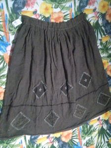 Boho Embroidered Ethnic Skirt