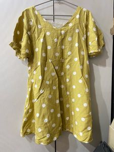 Yellow Polka Dot Dress