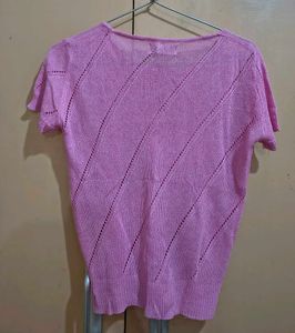 Pink Knitted Short Sleeve Top set of 2❤️😍