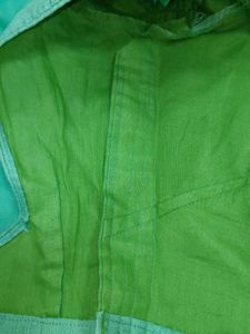 Elegant Green Saree with Blouse