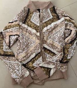 Sparkling Sequin Embellished Jacket