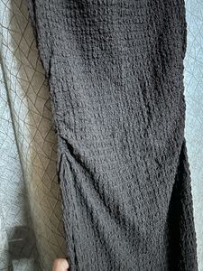 ZARA Chic Textured Midi Dress