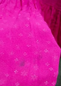 Vibrant Pink Tiered Tunic Top