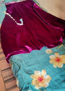 beautiful bargandi color skirt for girls