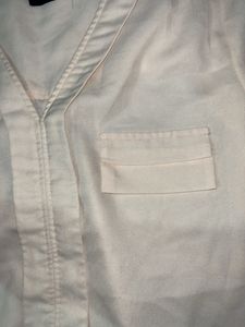 Chic Light Pink V-Neck Blouse