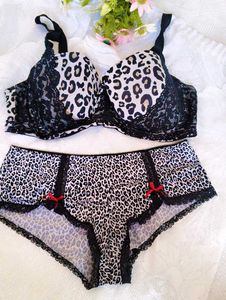 Leopard Print Lingerie Set