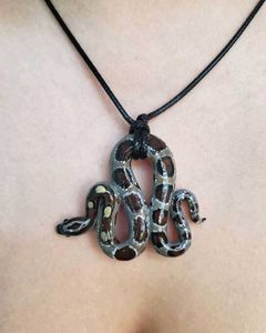 Handmade Snake Pendant Necklace