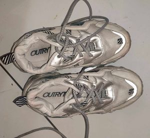 Chunky White Sneakers