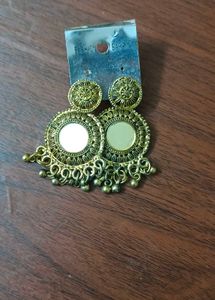3 Pairs Jhumka Earrings and bracelet Set