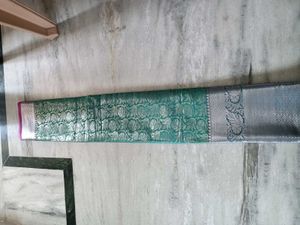 Elegant green Silk Saree