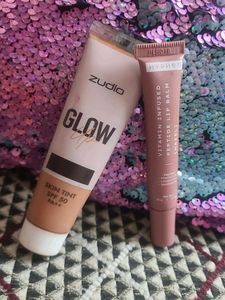 Zudio Glow Up Skin Tint & Hyphen Lip Balm