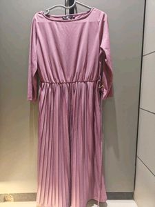 Pleated Midi Dress