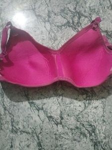 Pink Printed Padded Bra