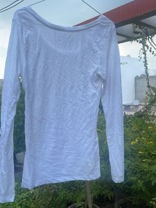 Classic White Long Sleeve Top
