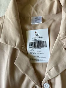 SSS BEIGE CROP SHIRT