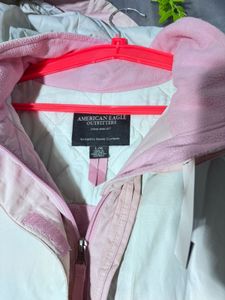 American eagle Pastel Color Block Hooded Jacket