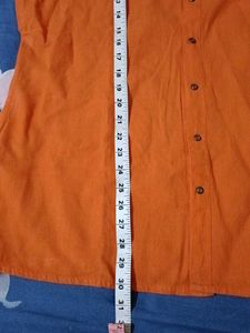 Orange Casual Top