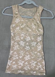 Sheer Floral Lace Camisole Top