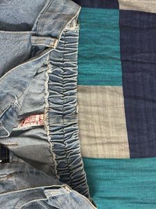 Wide Leg Denim Jeans