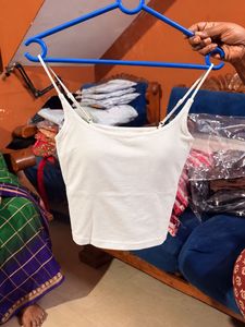 Basic White Camisole Top