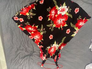 Floral Print Dress with Crochet Detail