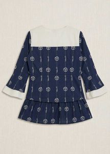Stylish Blue Printed Kurta Tunic
