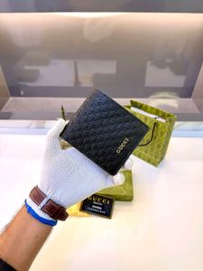 Gucci Black Monogram Bifold Wallet