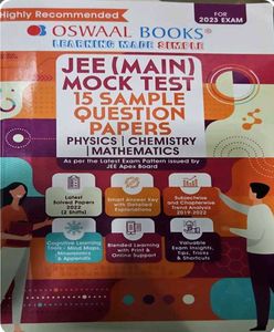Oswaal JEE (Main) Solved Papers &amp; Mock Test