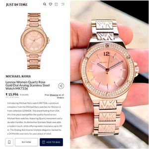 MICHAEL KORS LENNOX – ROSEGOLD GLAMOUR WITH SIGNAT