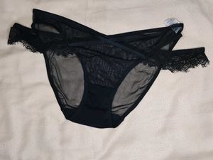 Sheer Lace Trim Panty