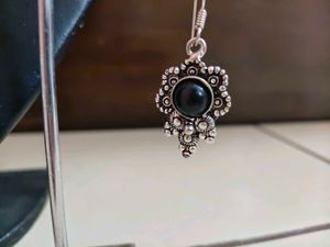 boho silver Necklace &amp; Earring Set