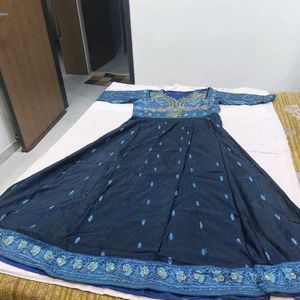 Beautiful Navy Blue Ethnic Gown