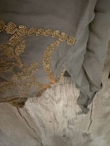 Elegant Grey Embroidered Kurta