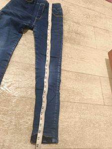 Cute Girl's woolen Denim Jeans