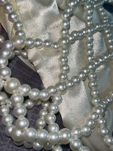 Pearl Beaded Evening Bag