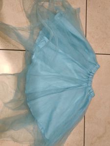 Light Blue Tulle Skirt