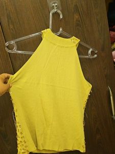 Sparkling Sequin Yellow Blouse