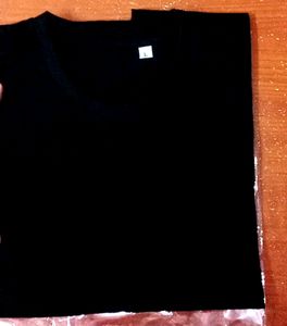 💥New Men's Premium Solid Cotton Black T-shirt