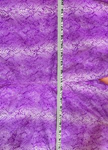 Vibrant Purple Snake Print Flared Pants