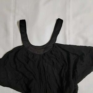 Y2k Vintage 2000s Sheer Brown Halter Flowy Top