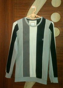 "RADIOLOGY Men's Striped Sweatshirt".